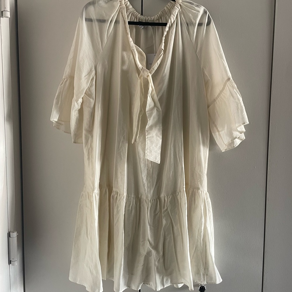 NWT & Other stories tie neck drop waist dress NWT